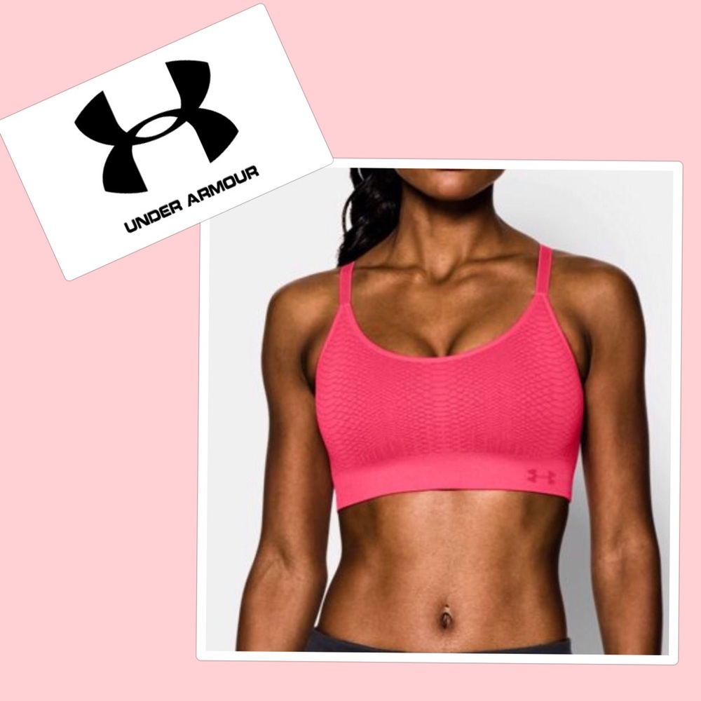 Under Armor Seamless Jacquard Aqua Sports Bra